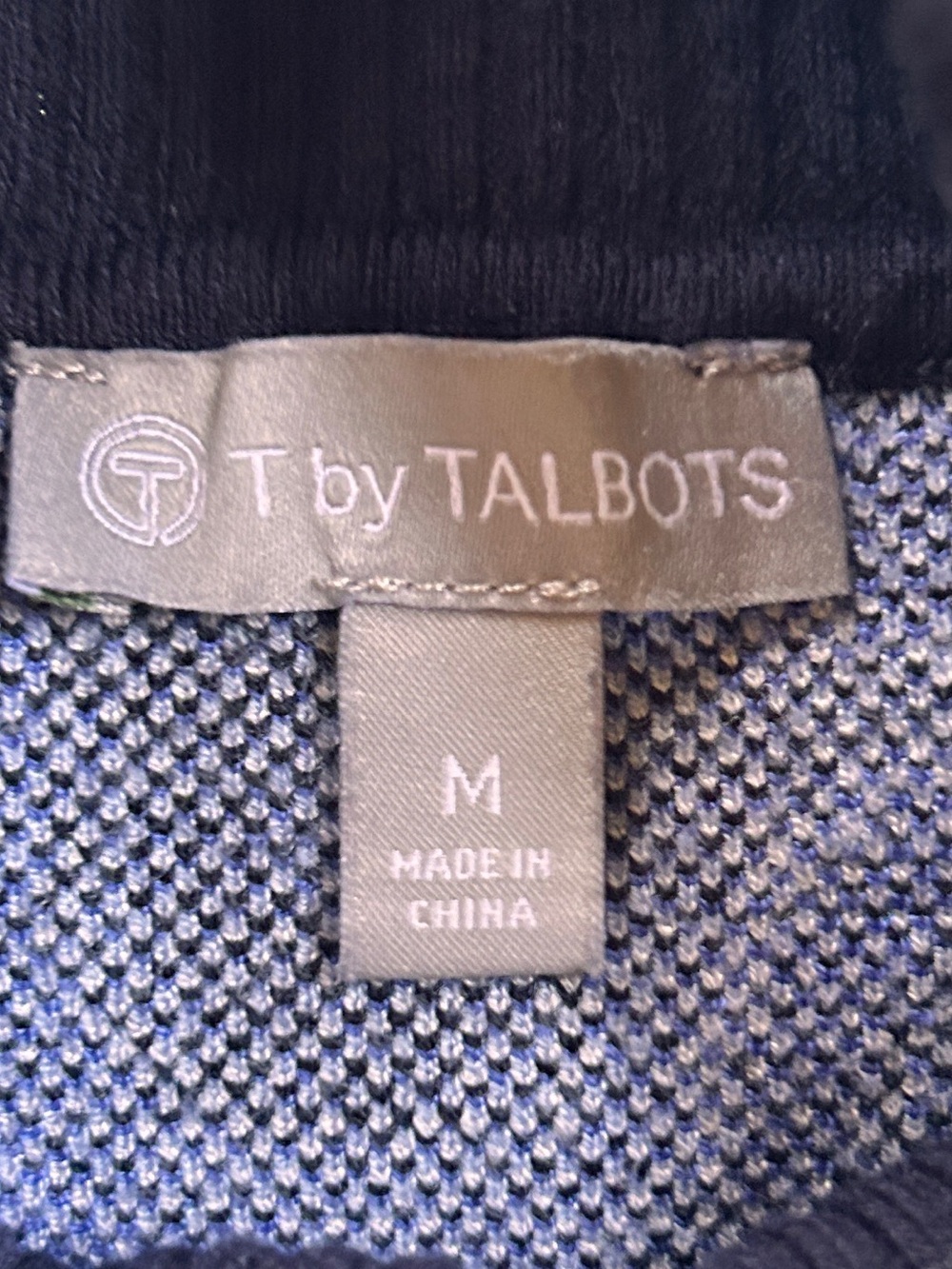 Talbots Birds Eye Jacquard Turtle-Neck Sweater - Size Medium - Picture 8 of 10